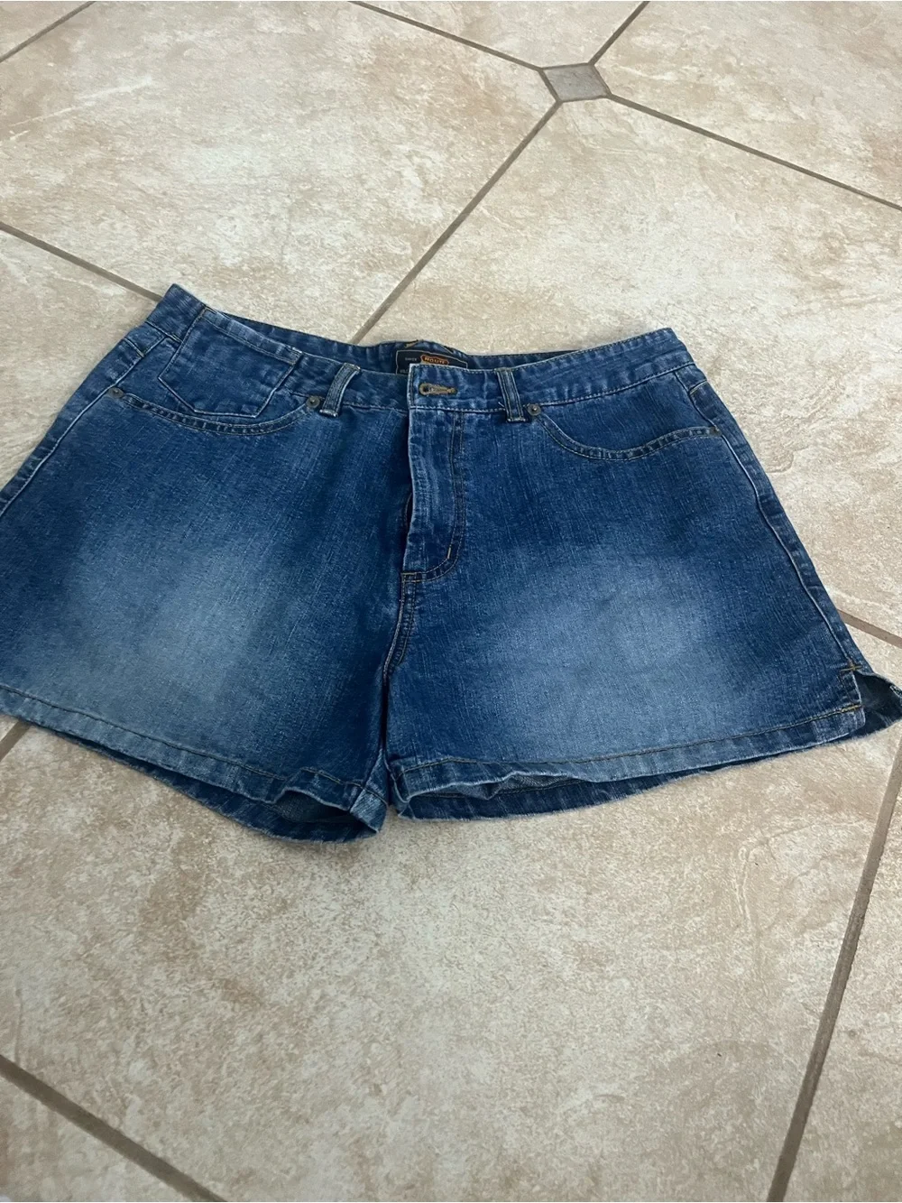 Dark Blue Denim Women’s Shorts